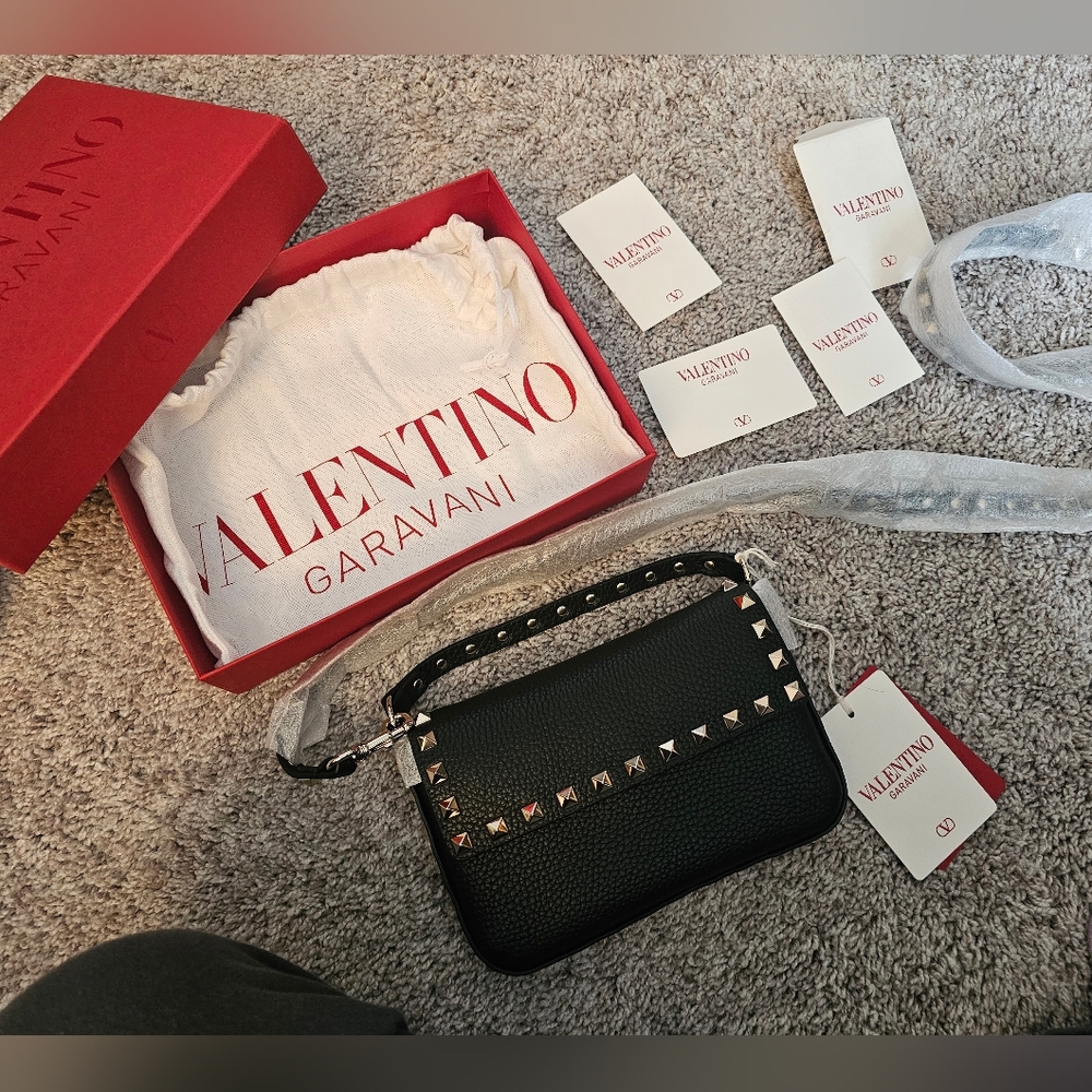 Valentino Black Studded Women's Bag
